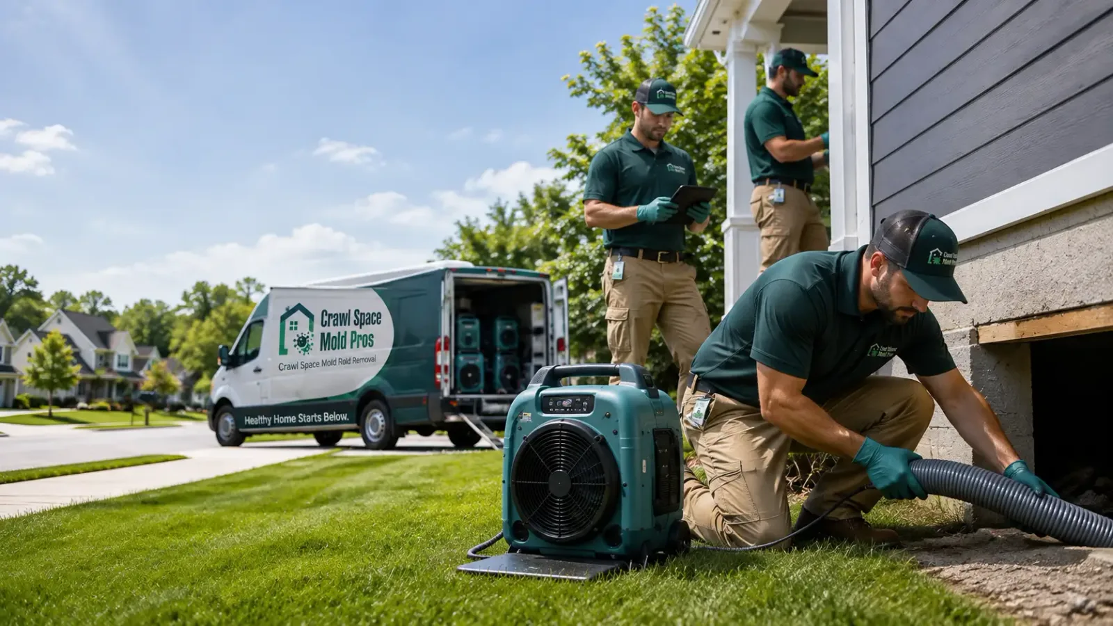 Crawl Space Mold Removal in Kimberly, WI